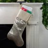 Northlight 22" Golden Metallic Sequined Christmas Stocking With Satin Cuff -Christmas Decorations Store GUEST 9c6e6751 6214 4a5c 9a59 8be513cd2318