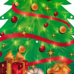 Northlight 22.5" Lighted Christmas Tree With Presents Window Silhouette -Christmas Decorations Store GUEST 9dd03e7b ccf6 4044 a02d edc3bb8048a6