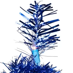 Northlight Pre-Lit Artificial Tinsel Christmas Tree - 3' - Blue - Clear Lights -Christmas Decorations Store GUEST 9dfa0434 871f 43b9 b821 f073320a38bb