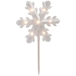 Northlight Lighted Snowflake Outdoor Christmas Pathway Markers - 14.25" - Set Of 5 -Christmas Decorations Store GUEST 9f7930e9 6605 4ceb be65 6c76afb83e7e