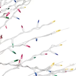 Northlight 6' Prelit Artificial Christmas Tree White Lighted Cascade Twig Outdoor Decoration - Multi-Color Lights -Christmas Decorations Store GUEST a11eebe6 e513 4ddb a13e c1ccd246a817