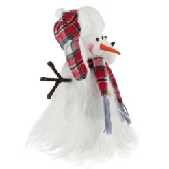Northlight Snowman In Plaid Trapper Hat And Scarf Christmas Decoration - 10.25" -Christmas Decorations Store GUEST a15ebde5 7d52 438a be31 60adada72468