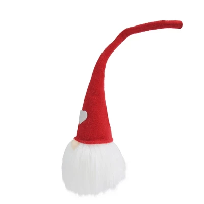 Northlight Gnome Head With Heart Hat Christmas Decoration - 21.5" - Red And White 3 Northlight Gnome Head With Heart Hat Christmas Decoration - 21.5" - Red And White