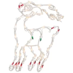 Northlight Lighted Reindeer Christmas Window Silhouette - 18" - White - Multicolor Lights -Christmas Decorations Store GUEST a5093e31 993a 4c93 ba4f fe913624d80e
