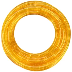 Northlight Incandescent Flexible Outdoor Christmas Rope Lights - Gold - 18' Clear Wire -Christmas Decorations Store GUEST a5cddf32 8748 4c82 a118 db164d058f86