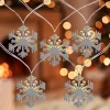 Northlight 10 B/O White Snowflake LED Candlelight Clear Christmas Lights - 4 Ft Clear Wire -Christmas Decorations Store GUEST a676b8e9 802c 4560 a95d 032035c21f0d