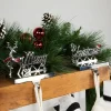 Northlight Set Of 2 Silver Reindeer Merry Christmas Metal Stocking Holders 5.5" -Christmas Decorations Store GUEST a6d768e8 cbdb 49b5 878f a2f1bcb799b7