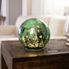Northlight LED Lighted Pine Trees And Snowflakes Glass Globe Christmas Decoration - 6" -Christmas Decorations Store GUEST a74f15ac 07af 4893 a03d 4de769359c26