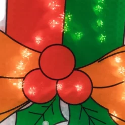 Northlight Lighted Holographic Candle Christmas Window Silhouette Decoration - 17" -Christmas Decorations Store GUEST aca04aa3 9d7f 4b56 b3a3 bb8600c95afc