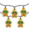 Northlight Gingerbread Man With Bowties Christmas Light Set - Clear - 7.5' Green Wire - 10ct -Christmas Decorations Store GUEST b03911c3 5880 46bf bd77 b6d7ddc04c77