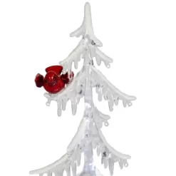 Northlight LED Lighted Acrylic Icicle Tree With Cardinals Christmas Decoration - 14" -Christmas Decorations Store GUEST b074f8e1 fcdc 4abe 88f0 10211ef9170e