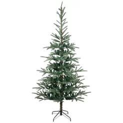 Northlight Real Touch™️ Slim Nordmann Fir Layered Artificial Christmas Tree - 6.5' - Unlit