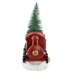 Northlight LED Lighted Frosted Trees In Train Christmas Decoration - 12" - Red And Gold -Christmas Decorations Store GUEST b329e68d 64f2 4a3d 993b e3c3f4152541