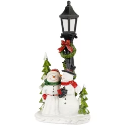 Northlight Glittered Snow Couple Under Lighted Street Lamp Christmas Decoration - 14" -Christmas Decorations Store GUEST b42a73c9 26bc 4576 b10a 68e8229a5ad8