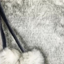 Northlight Silver Fox Faux Fur Christmas Stocking With Pom Poms - 20.5" -Christmas Decorations Store GUEST b6813931 8674 49cd bdaa c488e9747490