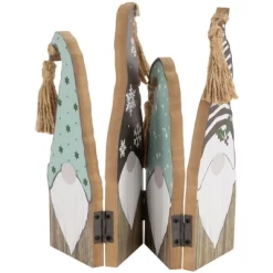 Northlight Wooden Gnomes Hinged Christmas Decoration - 10.75" -Christmas Decorations Store GUEST b6fad672 bf19 4939 8b68 609051025b65