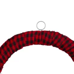 Northlight Red And Black Buffalo Plaid And Berry Artificial Christmas Wreath - 24-Inch, Unlit -Christmas Decorations Store GUEST b98ff18d 48ee 4d62 b6a3 51d5d2c069bf
