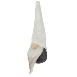 Northlight Gnome With Cable Knit Hat Christmas Decoration - 8" - Gray And White -Christmas Decorations Store GUEST b9bced8a 4dff 4a14 8427 81fc4ac947a8