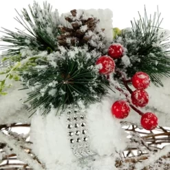 Northlight LED Lighted Gift Boxes With Pine And Berries Christmas Decorations - 9.75" - Set Of 3 -Christmas Decorations Store GUEST ba1b7a68 8ae0 4e40 87f0 cbe5e8777d1d