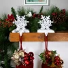 Northlight Double Snowflake Christmas Stocking Holders - 4.75" - Silver - Set Of 2 -Christmas Decorations Store GUEST ba3cf557 ca48 4370 99f5 dee72310a07e
