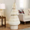 Northlight Tall Paper Accordion Honeycomb Foldable Christmas Tree - 4' - Cream -Christmas Decorations Store GUEST bbcae6d8 cc07 4219 9ec6 19a892892adc