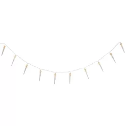 Northlight Icicle String Christmas Light Set - Warm White - 4.5' Clear Wire - 10ct -Christmas Decorations Store GUEST bbe93419 b351 457e b185 8122a195ff3b
