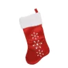 Northlight 19" Red And White Snowflake Embroidered Christmas Stocking -Christmas Decorations Store GUEST bc189deb 23ee 4802 8d4c 24ed8107061a