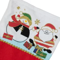 Northlight Santa And Snowman Christmas Stocking - 19" - Red And White 11 Northlight Santa And Snowman Christmas Stocking - 19" - Red And White -Christmas Decorations Store GUEST bc6039bd 0fe6 4d8f 82c2 7d4078b42cfc
