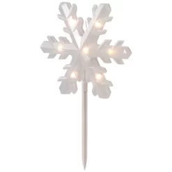 Northlight Lighted Snowflake Outdoor Christmas Pathway Markers - 14.25" - Set Of 5 -Christmas Decorations Store GUEST bd72ee6a 43e7 4790 a317 3892b2164eb2