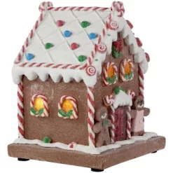 Northlight Pre-Lit LED Gingerbread Candy House Christmas Decoration - 7.5" -Christmas Decorations Store GUEST bde5fe76 22f5 41eb ad06 bb26cc32f1a2