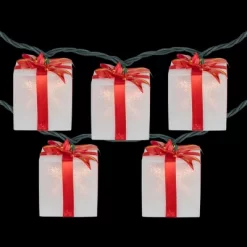 Northlight Bow Wrapped Presents Christmas Light Set - Clear - 7.5' Green Wire - 10ct -Christmas Decorations Store GUEST be033d3b c7f5 4dac a809 fcade7b0bd12
