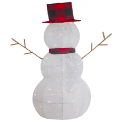 Northlight Lighted Tinsel Snowmen Family Christmas Yard Decorations - Clear Lights - Set Of 2 -Christmas Decorations Store GUEST c170f176 f5a5 44c4 b246 3465cb6e8a57