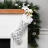 Northlight 19 White And Silver Sequin Snowflake Christmas Stocking 2 Northlight 19 White And Silver Sequin Snowflake Christmas Stocking -Christmas Decorations Store GUEST c2e2cecb ca2a 4be2 aeea 66351d65e24a