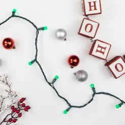 Northlight LED G12 Berry Christmas Lights - Green - 16' Green Wire - 50 Ct -Christmas Decorations Store GUEST c351a0bf 5e66 4b90 978c e9b0a41daffe