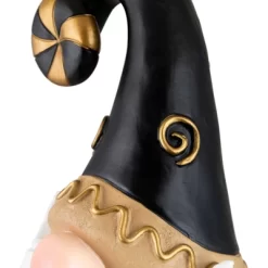 Northlight Gnome Holding Gingerbread Man Cookie Christmas Decoration - 13" - Black -Christmas Decorations Store GUEST c586f201 eadc 4032 b2e3 dec21a61b77d