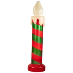 Northlight Lighted Striped Candle Blow Mold Outdoor Christmas Decoration - 40" -Christmas Decorations Store GUEST c66993e9 ffd6 40e5 b552 d20ab87875e5