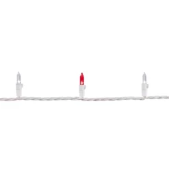 Northlight LED Mini Christmas Lights - Red And Pure White - 16.25' White Wire - 50ct -Christmas Decorations Store GUEST c6929a2a 1680 4919 9bd2 c526d7d0b075