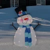 Northlight Lighted Chenille Snowman Outdoor Christmas Decoration - 32" - White Lights -Christmas Decorations Store GUEST c7e3c5e9 170a 4cc7 9083 ad73af092956