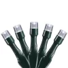Northlight Wide Angle LED Christmas Lights - Pure White - 3' Green Wire - 10ct