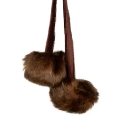 Northlight Mink Faux Fur Christmas Stocking With Pom Poms - 20.5" - Brown -Christmas Decorations Store GUEST cac7e610 02df 4aaf a1f4 e0acf89f2d53