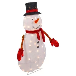 Northlight 32" Lighted 3D Chenille Snowman In Top Hat Outdoor Christmas Decoration 9 Northlight 32" Lighted 3D Chenille Snowman In Top Hat Outdoor Christmas Decoration -Christmas Decorations Store GUEST cae581a5 552c 4de8 b7a0 14e6e4b8c6f9