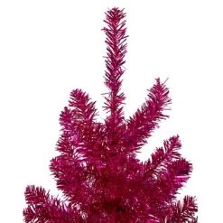 Northlight 6' Metallic Pink Tinsel Artificial Christmas Tree - Unlit -Christmas Decorations Store GUEST cc405822 6ee5 4129 ae29 414ebf04c4fb