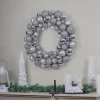 Northlight Silver 3-Finish Shatterproof Ball Ornament Christmas Wreath, 36-Inch -Christmas Decorations Store GUEST cccbe9fa 3b26 42f2 964d 35fca53bbe99