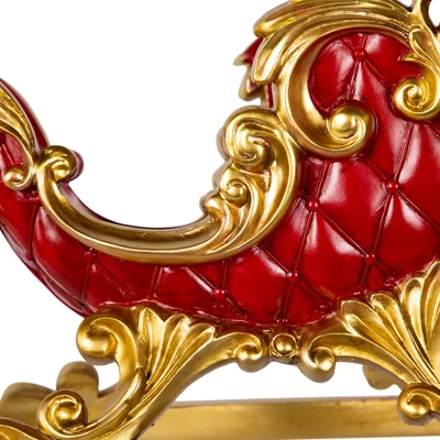 Northlight Santa's Sleigh Christmas Decoration - 19" 4 Northlight Santa's Sleigh Christmas Decoration - 19" - Image 2