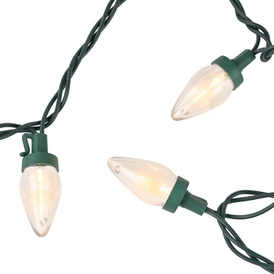 Northlight 25ct Warm White LED C7 Christmas Lights - 16ft Green Wire 6 Northlight 25ct Warm White LED C7 Christmas Lights - 16ft Green Wire - Image 4