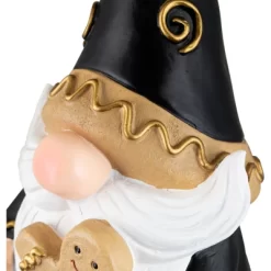 Northlight Gnome Holding Gingerbread Man Cookie Christmas Decoration - 13" - Black -Christmas Decorations Store GUEST cf8a9098 ba2a 467f 99cd 0099bc026d05
