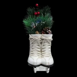 Northlight LED Lighted Ice Skates With Floral Arrangement Christmas Decoration - 12" -Christmas Decorations Store GUEST cfb39e42 ed11 4956 9707 a2e34d7f2ab5