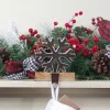 Northlight 6" Silver Snowflake On Wood Look Base Christmas Stocking Holder -Christmas Decorations Store GUEST d0b07245 0aec 4065 8648 a0dac854429d