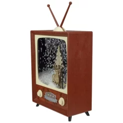 Northlight LED Lighted Musical Snowing Reindeer TV Set Christmas Decoration - 12" -Christmas Decorations Store GUEST d158296c ee9f 440e b65b 897595e1d5fe