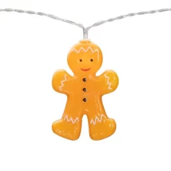 Northlight 10-Count LED Orange Gingerbread Men Christmas Fairy Lights, 4ft, Copper Wire 11 Northlight 10-Count LED Orange Gingerbread Men Christmas Fairy Lights, 4ft, Copper Wire -Christmas Decorations Store GUEST d19a01d3 8b03 4e89 955e dcd45578d864